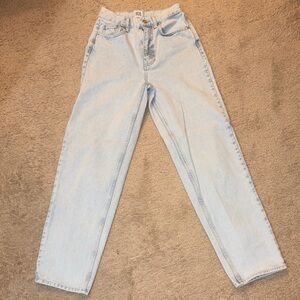 BDG Light Wash Straight Leg High Rise Baggy Women's Jeans